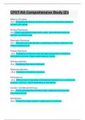 CPDT-KA Comprehensive Study Questions & Answers: Updated Solution
