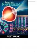 Test Bank For Human Physiology 14th Edition By Fox 