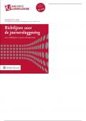 Raad voor de Jaarverslaggeving - Richtlijnen voor de jaarverslaggeving - voor middelgrote en grote rechtspersonen (2022) e-book