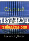 Test Bank For Calculus 6th Edition All Chapters - 9780130920713