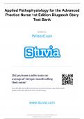 Test bank For Applied Pathophysiology for the Advanced Practice Nurse 2nd Edition by Lucie Dlugasch; Lachel Story | 2024/2025 | 9781284255614 | Chapter 1-14 | Complete Questions and Answers A+