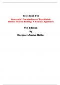 Test Bank For Varcarolis' Foundations of Psychiatric Mental Health Nursing: A Clinical Approach  9th Edition By Margaret Jordan Halter