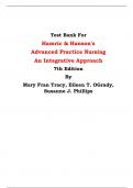 Test Bank For Hamric & Hanson's  Advanced Practice Nursing An Integrative Approach 7th Edition By Mary Fran Tracy, Eileen T. OGrady, Susanne J. Phillips