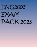 ENG2603 EXAM PACK 2023