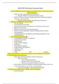 NUR 2092 Final Exams Concepts Guide