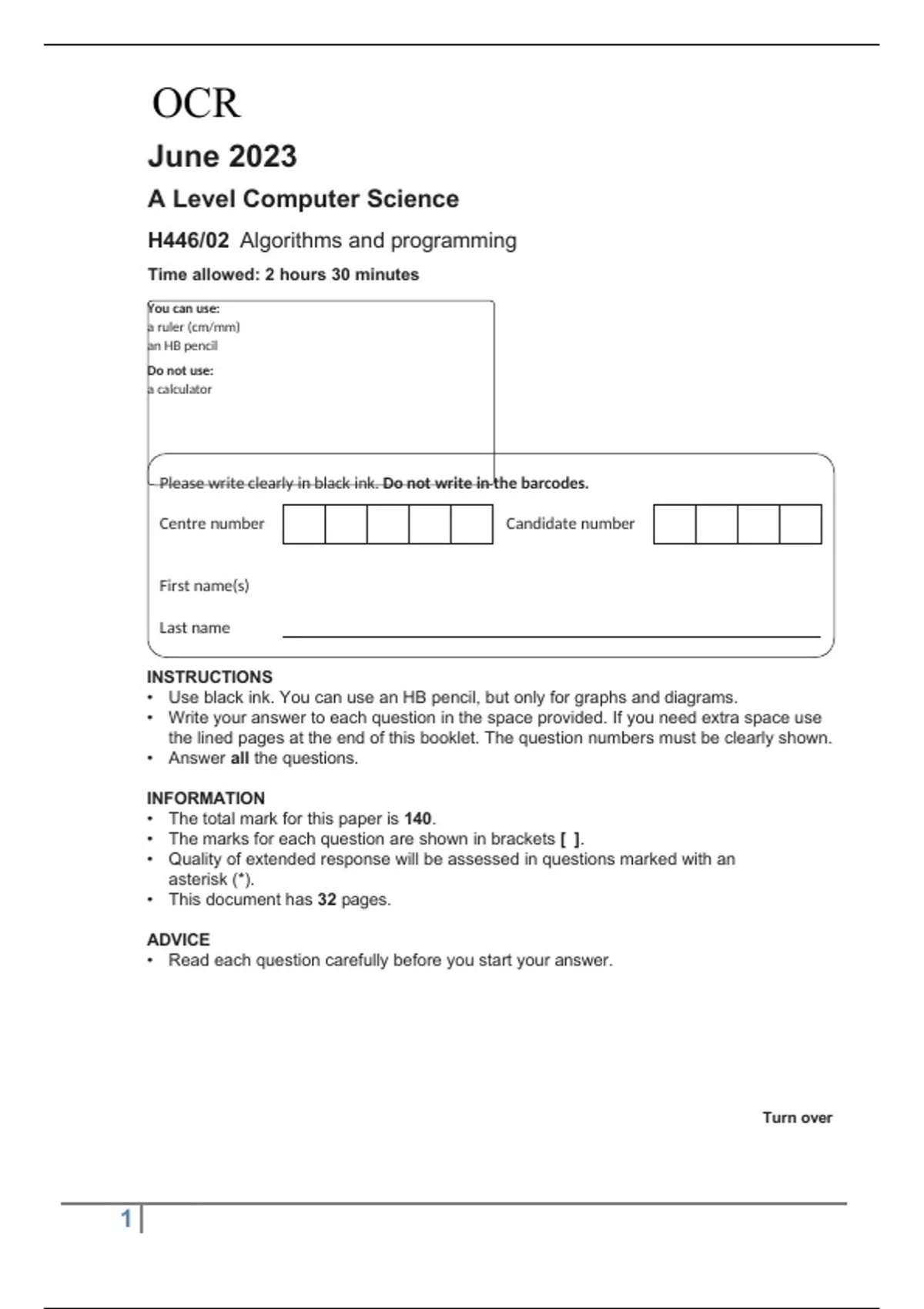 ocr-june-2023-a-level-computer-science-h446-02-algorithms-and