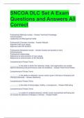 SNCOA DLC Set A Exam Questions and Answers All Correct 