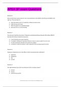 APEA 3P exam Questions