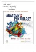 Anatomy and Physiology 11th Edition Patton Test Bank