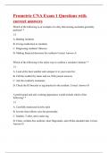 Prometric CNA Exam 1 Questions with correct answers