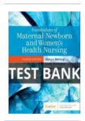  Test Bank for Foundations of Maternal-Newborn and Women’s Health Nursing 