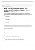 NCE Pre-Assessment Exam 200 Questions from Actual Exam 2023 update   Part 1 of 10 