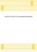 CMY3701 ESSAY EXAM PREPARARIONS