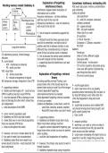 Memory - A01 and A03 summary