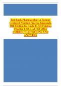 Test Bank Pharmacology A Patient-Centered Nursing Process Approach, 11th Edition by Linda E. McCuistion Chapter 1-58