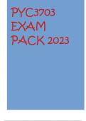 PYC3703 EXAM PACK 2023