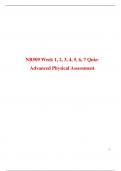 NR509 Final Exam, NR509 Final Exam Study Guide, NR509 Midterm Exam, NR509 Midterm Exam Study Guide & NR509 Week 1, 2, 3, 4, 5, 6, 7 Quiz (2 Versions of Each Quiz) (Latest-2023/2024): Chamberlain College of Nursing 