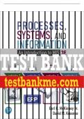 Test Bank For Processes, Systems, and Information: An Introduction to MIS 3rd Edition All Chapters - 9780134827131