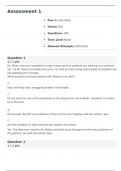 Texas Teachers Assessment 1 question and answers