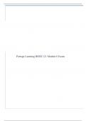 Portage Learning BIOD 121 Module 6 Exam