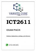 ICT2611 EXAM PACK 2023 