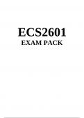 ECS2601 EXAM PACK 2023