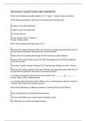 SIE Exam 3 Q&A
