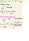 University of Central Florida - MAC 1114C - 6.2 Trigonometry of Right Triangles Notes - Kwon