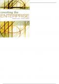 Test Bank For Creating the Enterprise 1st Edition by by William B. Gartner 