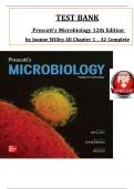 ISE Prescott’s Microbiology, 12th Edition by Joanne Willey TEST BANK ISBN:9781265123031, All 42 Chapters Covered, Verified Latest Edition 