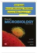 TEST BANK For Prescott’s Microbiology, 12th Edition by Joanne Willey, ISBN:9781265123031, All 42 Chapters Covered, Verified Latest Edition