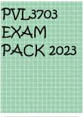 PVL3703 EXAM PACK 2023