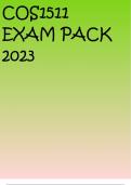 COS1511 EXAM PACK 2023