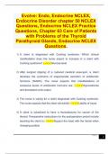 Evolve: Endo, Endocrine NCLEX, Endocrine Disorder chapter 50 NCLEX Questions, Endocrine NCLEX Practice Questions, Chapter 63 Care of Patients with Problems of the Thyroid Parathyroid Glands, Endocrine NCLEX Questions.