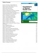 Test Bank For Foundations of Mental Health Care 8th Edition Morrison-Valfre