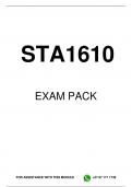 STA1610 EXAM PACK 2024