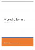Eindopdracht voor module 'beroepsethiek' (32903SA1) 'Ethisch stappenplan voor een moreel dilemma', LOI, HBO, Social werk