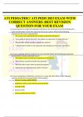 ATI PEDIATRIC/ ATI PEDS 2023 EXAM WITH CORRECT ANSWERS (BEST REVISION QUESTION FOR YOUR EXAM) 1.A nurse reports an incident of suspected child abuse. One of the parents of the child beco