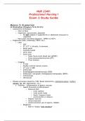 NUR 2349:  Professional Nursing I Exam 2 Study Guide