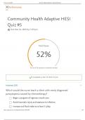 Nursing 102 Community Health HESI EAQ Answers 2023