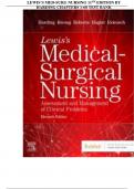 LEWIS’S MED-SURG NURSING 11TH EDITION BY HARDING CHAPTERS 1-68 TEST BANK | QUESTIONS & EXPLAINED ANSWERS (SCORED A+) | 2023