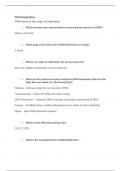 Intro to Biology DNA Replication Exam Study Guide