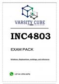 INC4803 EXAM PACK 2024