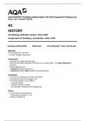 AQA AS HISTORY  The Making of Modern Britain, 1951–2007 Component 2S  Building a new  Britain, 1951–1979 MAY 2023 QP 