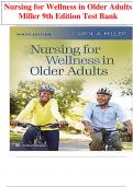 Nursing for Wellness in Older Adults Miller 9th Edition Test Bank