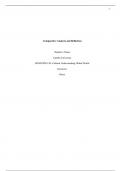 Comparative Analysis and Reflection (Graded A+ Assessment) HUM-FPX1150: Cultural Understanding Global World. Capella University