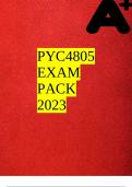 PYC4805 EXAM PACK 2023