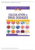 TEST BANK For Calculation of Drug Dosages 11th Edition By Sheila Ogden, Linda Fluharty| Complete Chapter's 1 - 19 | 100 % Verified