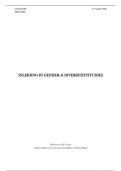 Volledige samenvatting Inleiding in gender- en diversiteitstudies