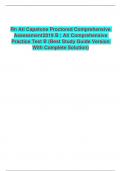 Rn ATI Capstone Proctored Comprehensive Assessment 2019 B | ATI Comprehensive Practice Test B (Best Study Guide Version With Complete Solution)